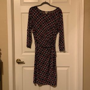Anne Klein Faux wrap dress